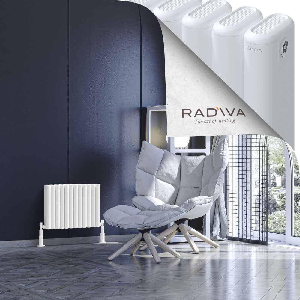 Kotto Aluminium Radiator 400x536 White - 1