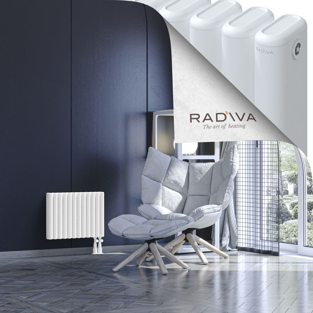 Kotto Aluminium Radiator 400x536 White - 4
