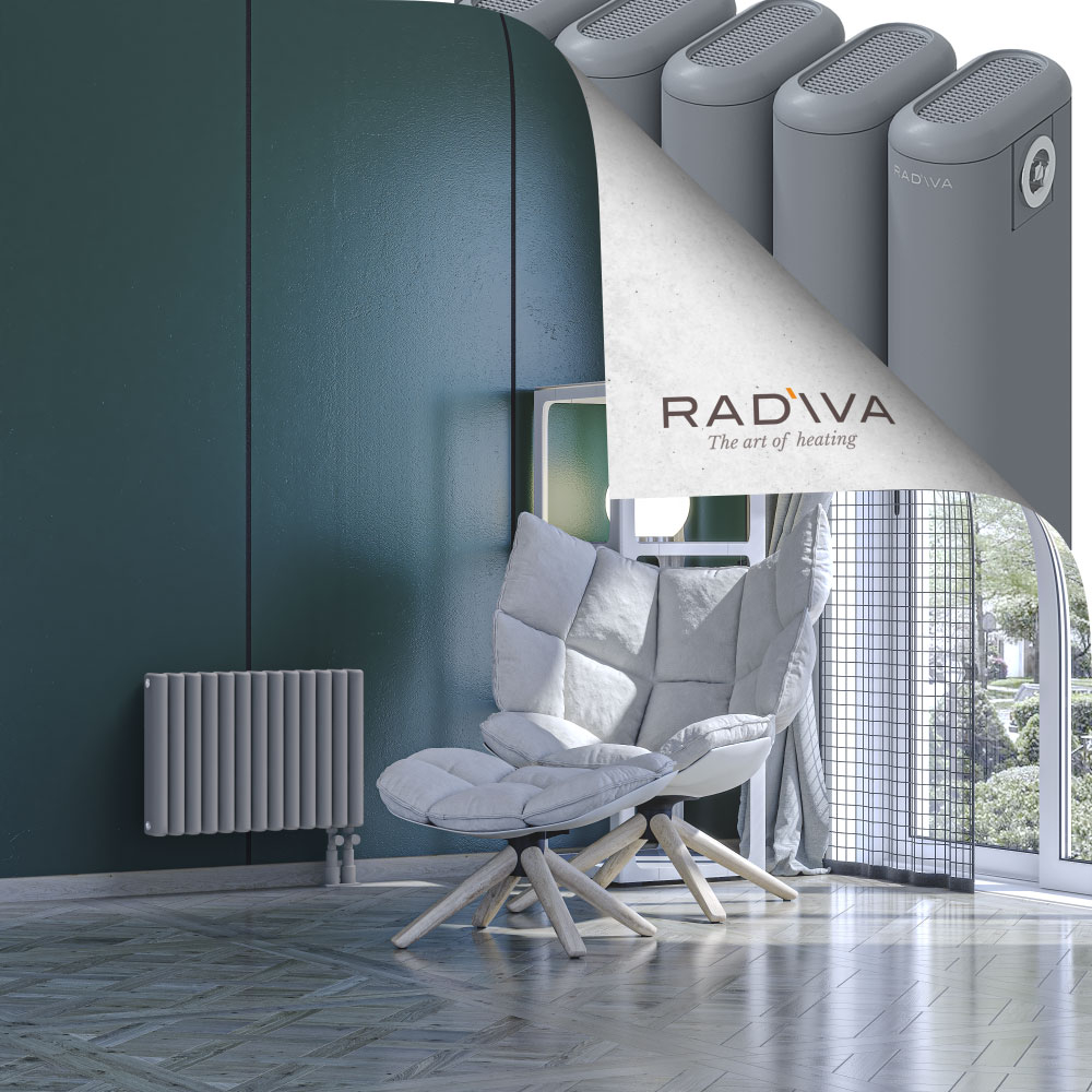 Kotto Aluminium Radiator 400x581 Grey - 4