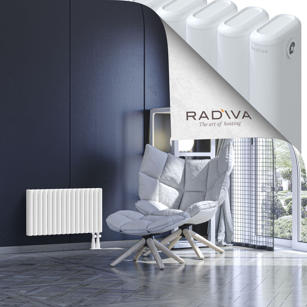 Kotto Aluminium Radiator 400x716 White - 4