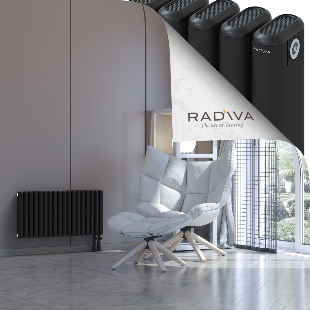 Kotto Aluminium Radiator 400x806 Black - 4