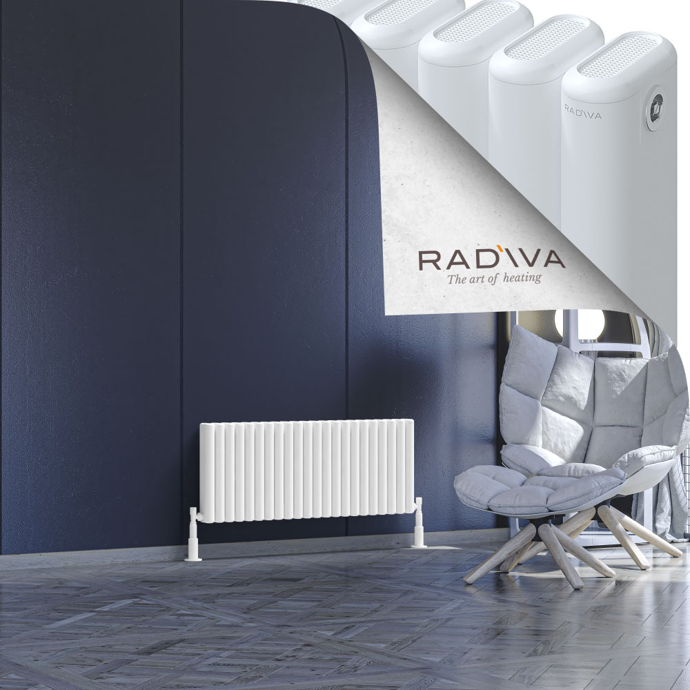 Kotto Aluminium Radiator 400x986 White - 1