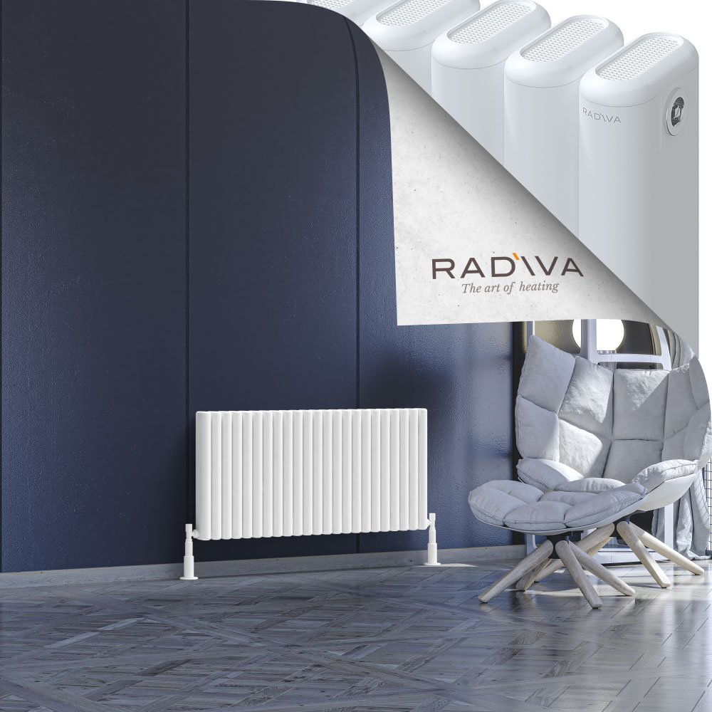 Kotto Aluminium Radiator 500x1031 White - 1