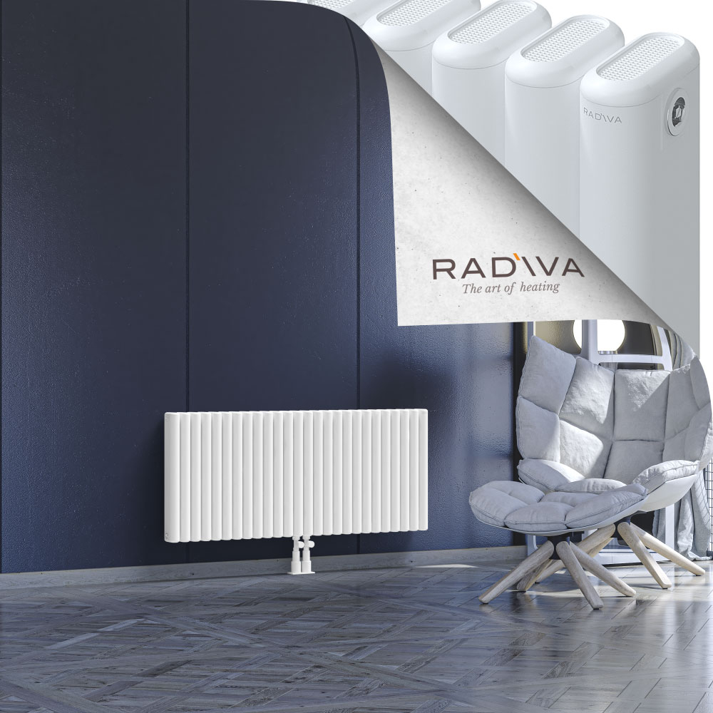 Kotto Aluminium Radiator 500x1166 White - 2