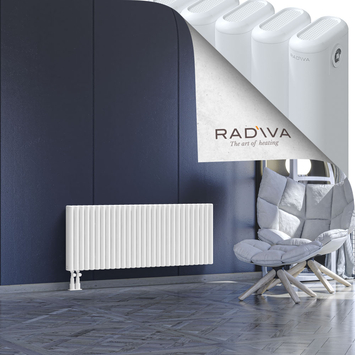 Kotto Aluminium Radiator 500x1301 White Bottom Left 50mm