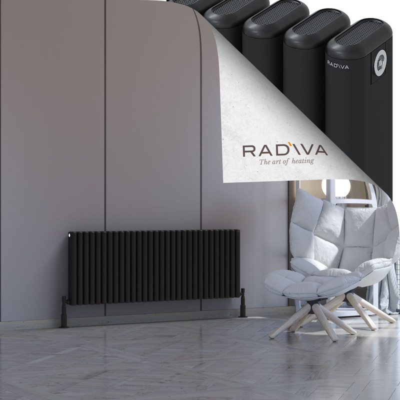 Kotto Aluminium Radiator 500x1346 Black