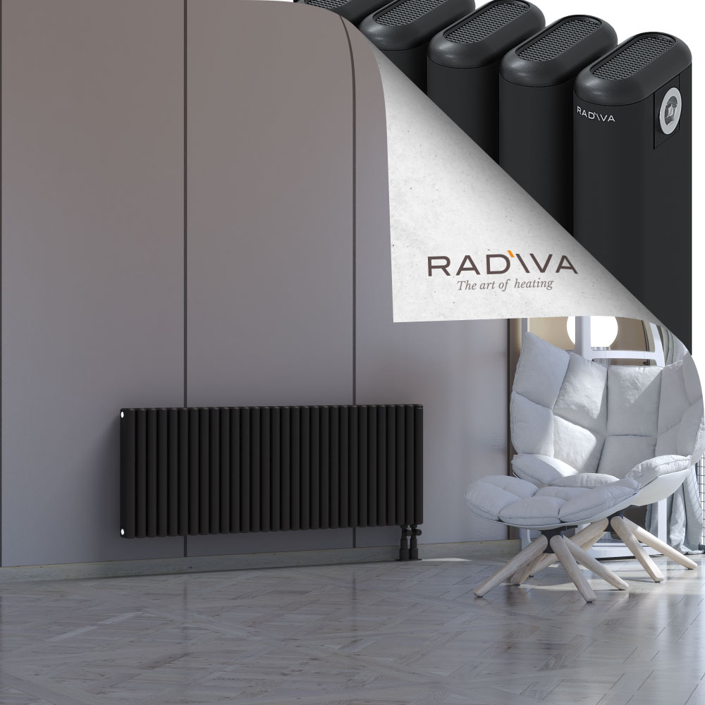 Kotto Aluminium Radiator 500x1346 Black - 4