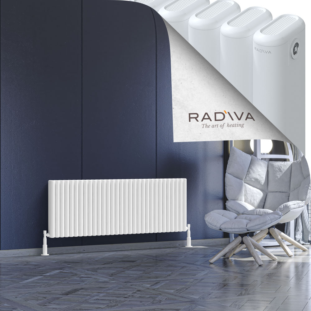 Kotto Aluminium Radiator 500x1391 White - 1