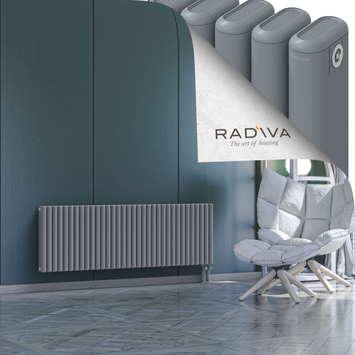 Kotto Aluminium Radiator 500x1526 Grey Bottom Right 50mm