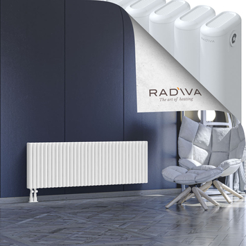 Kotto Aluminium Radiator 500x1526 White Bottom Left 50mm