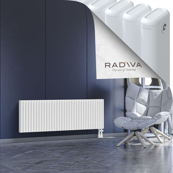 Kotto Aluminium Radiator 500x1526 White Bottom Right 50mm