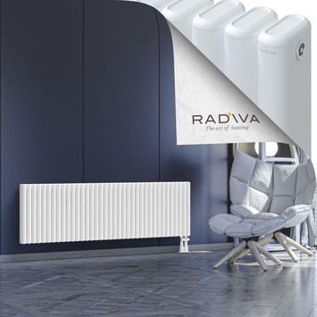 Kotto Aluminium Radiator 500x1661 White Bottom Right 50mm