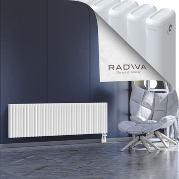 Kotto Aluminium Radiator 500x1706 White Bottom Right 50mm