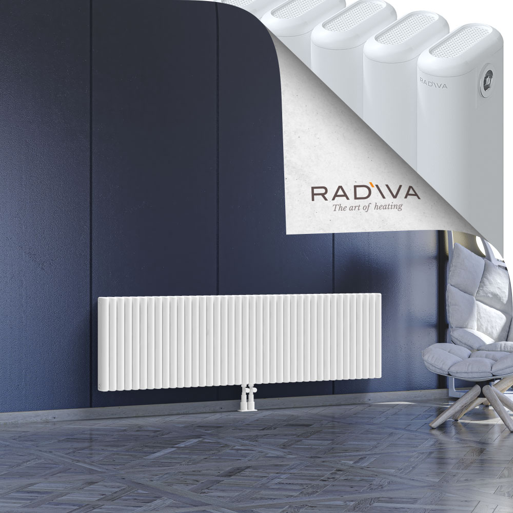 Kotto Aluminium Radiator 500x1796 White - 2