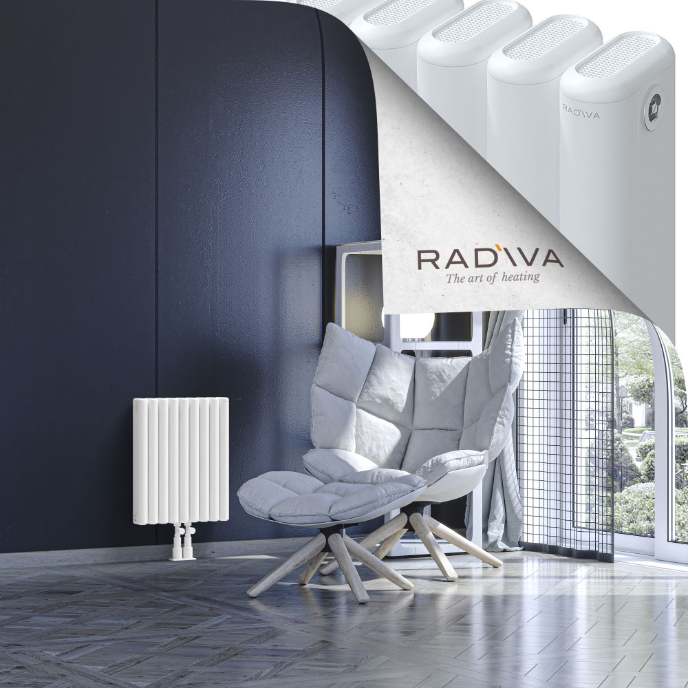 Kotto Aluminium Radiator 500x401 White - 2