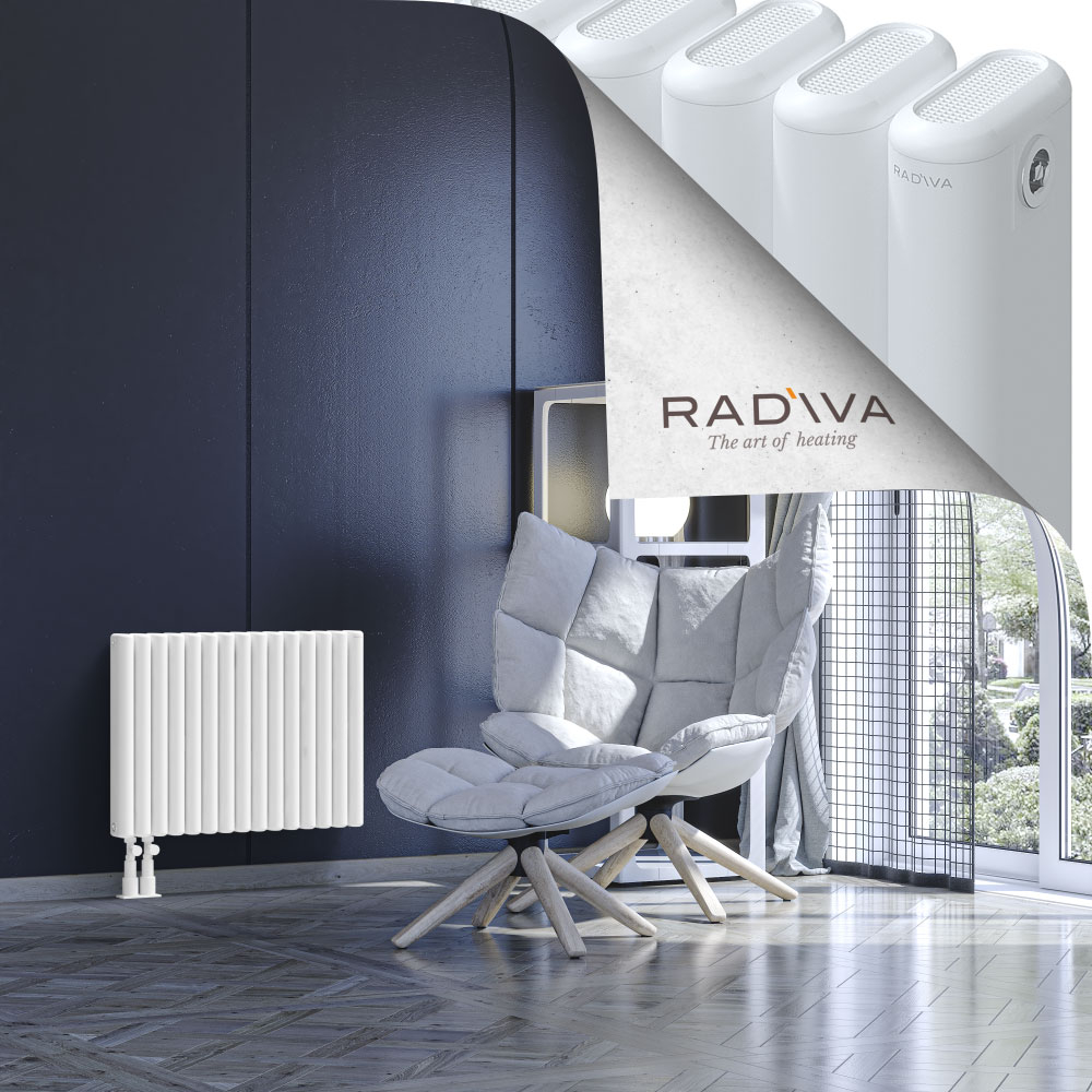 Kotto Aluminium Radiator 500x671 White - 3