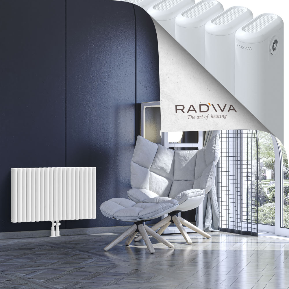 Kotto Aluminium Radiator 500x851 White - 2