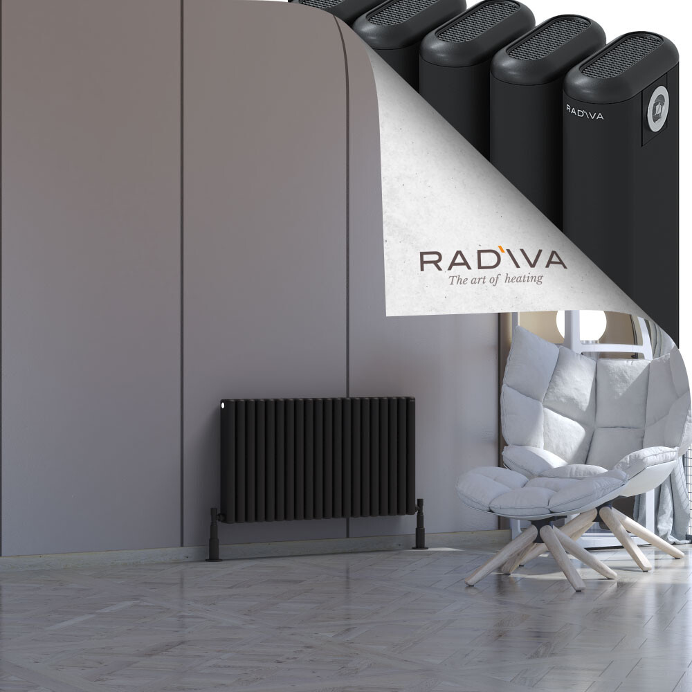 Kotto Aluminium Radiator 500x896 Black - 1