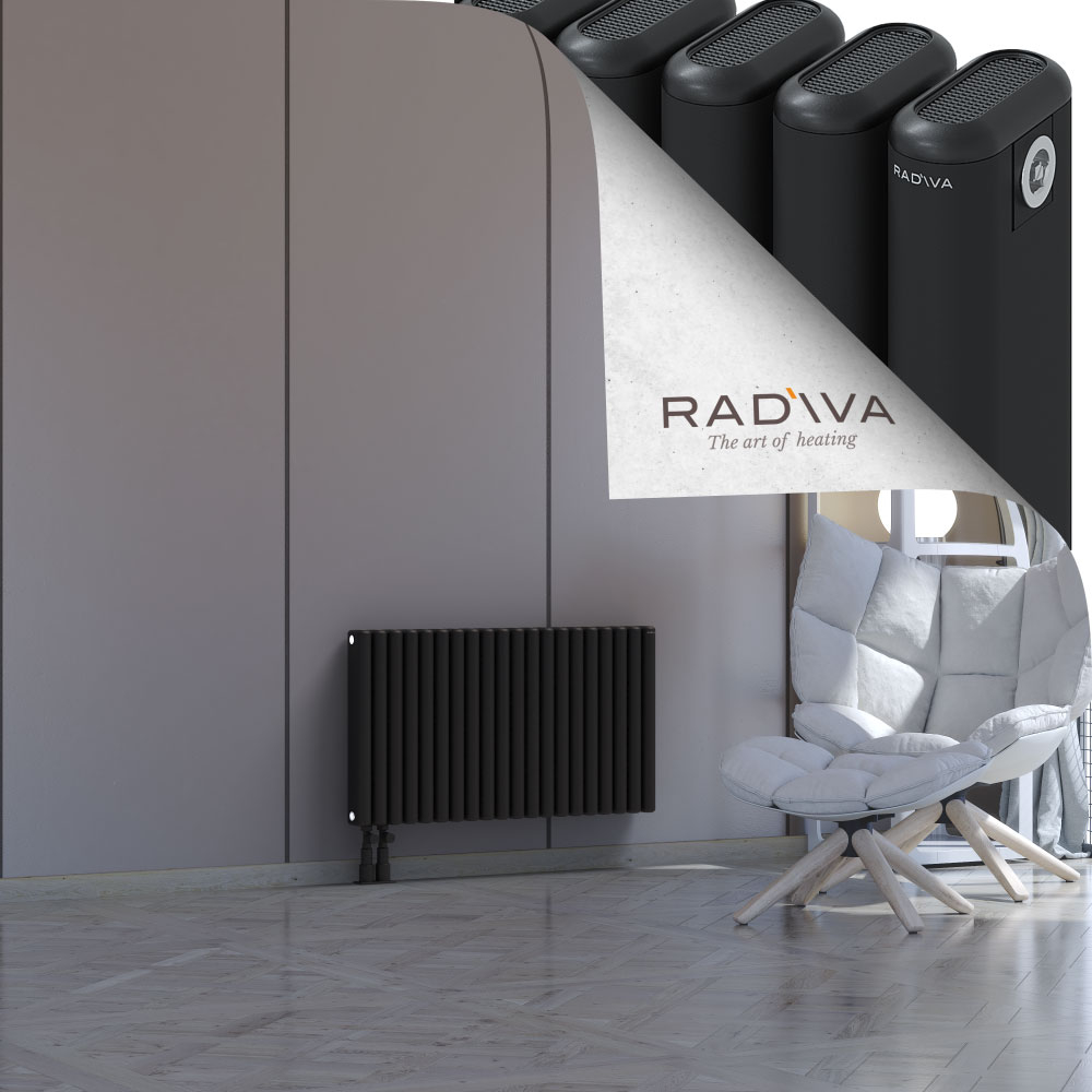 Kotto Aluminium Radiator 500x896 Black - 3