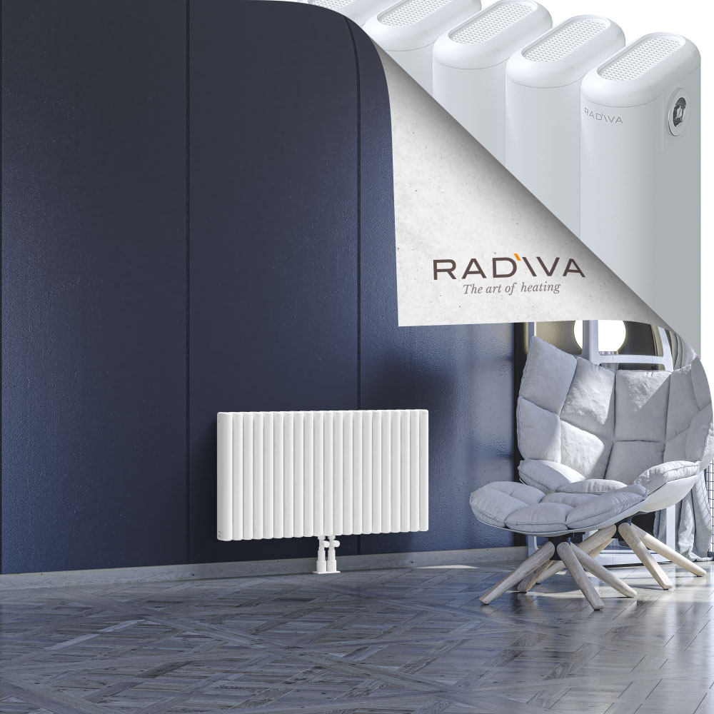Kotto Aluminium Radiator 500x941 White - 2