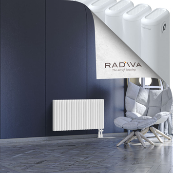 Kotto Aluminium Radiator 500x941 White Bottom Right 50mm