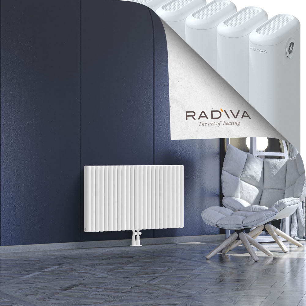 Kotto Aluminium Radiator 600x1031 White - 2