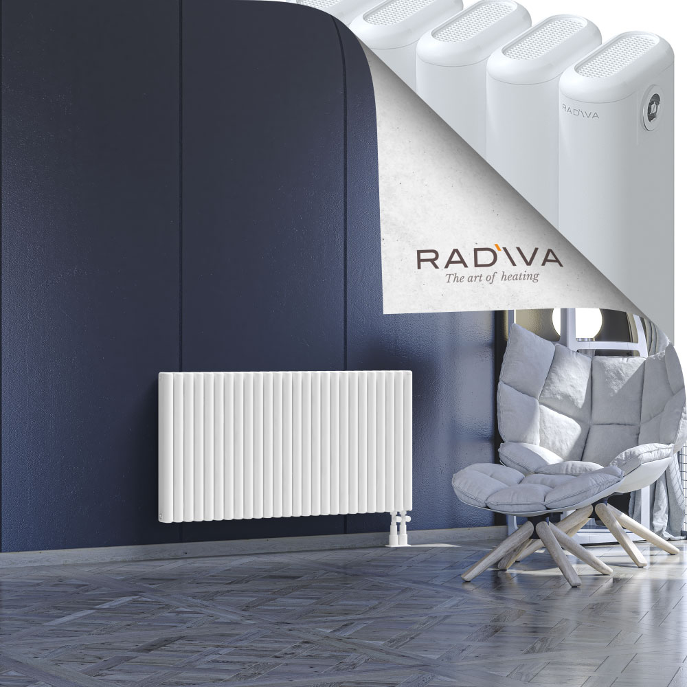 Kotto Aluminium Radiator 600x1166 White - 4