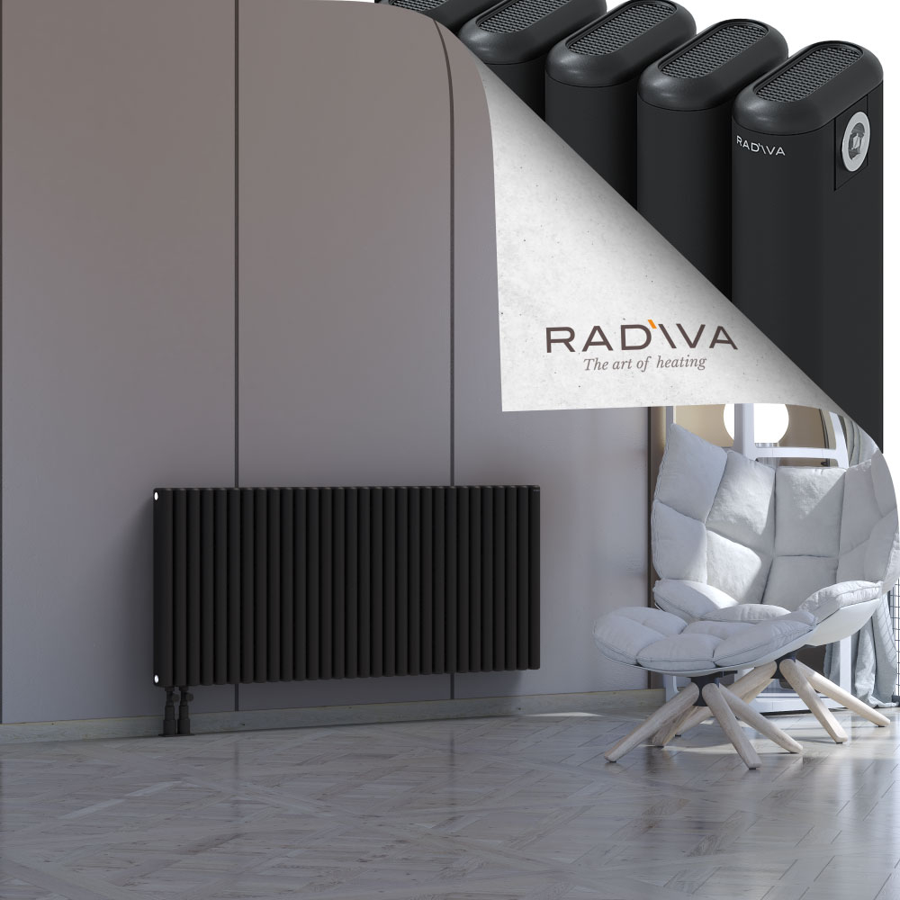 Kotto Aluminium Radiator 600x1346 Black - 3