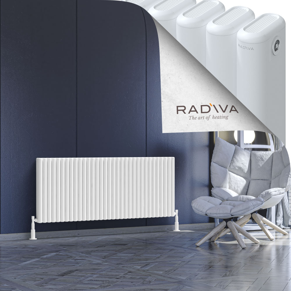 Kotto Aluminium Radiator 600x1481 White - 1