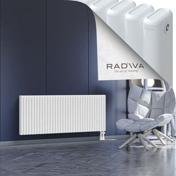 Kotto Aluminium Radiator 600x1526 White Bottom Right 50mm
