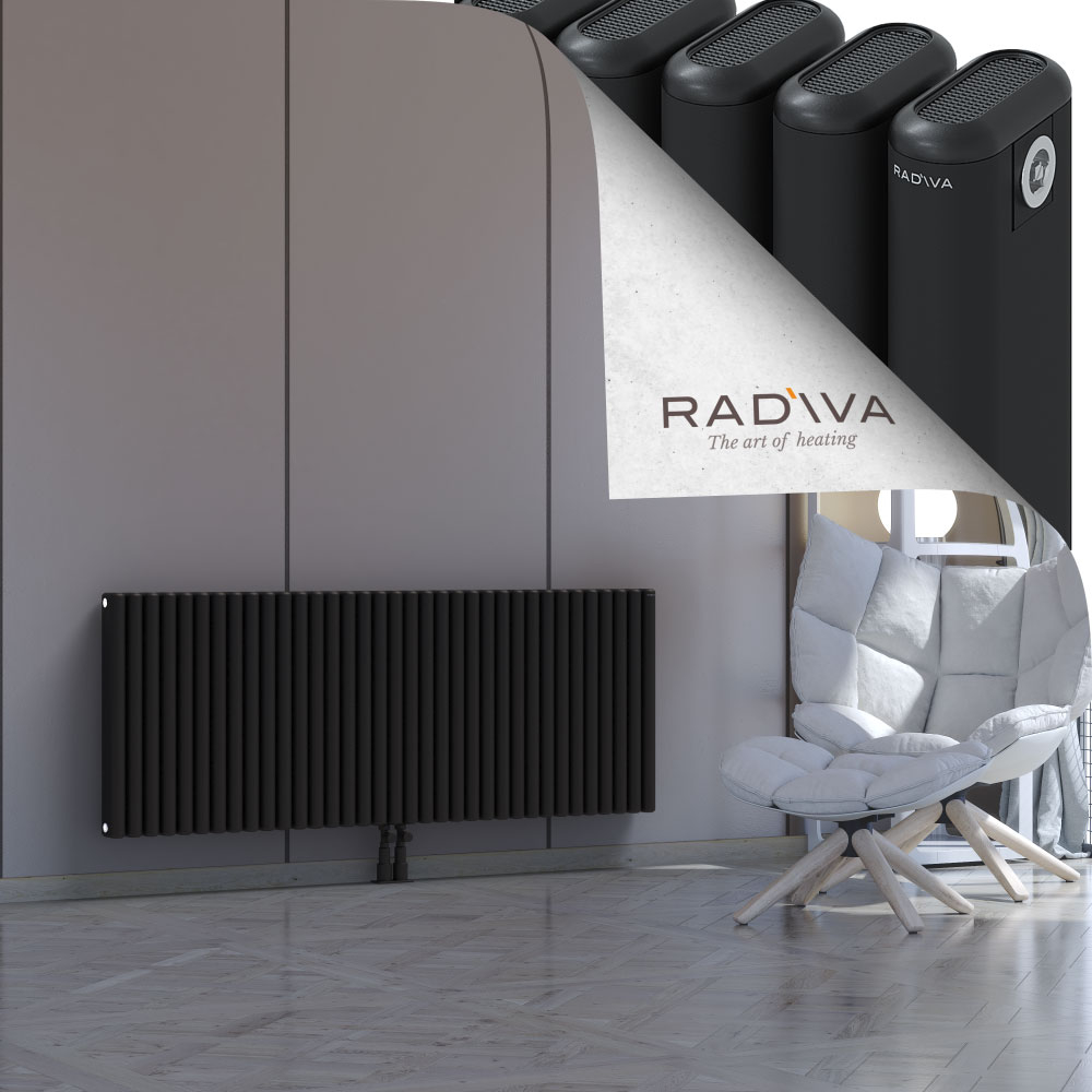 Kotto Aluminium Radiator 600x1571 Black - 2