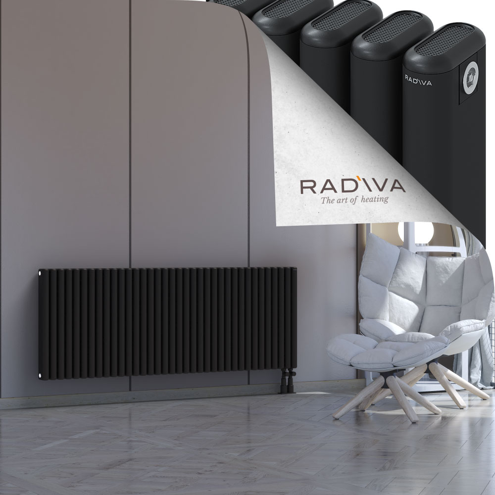 Kotto Aluminium Radiator 600x1616 Black - 4