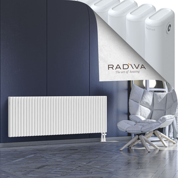 Kotto Aluminium Radiator 600x1706 White Bottom Right 50mm