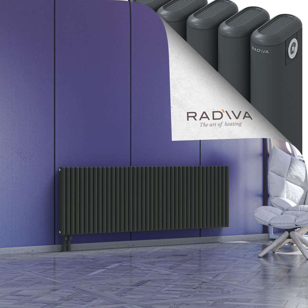 Kotto Aluminium Radiator 600x1796 Dark Anthracite - 3