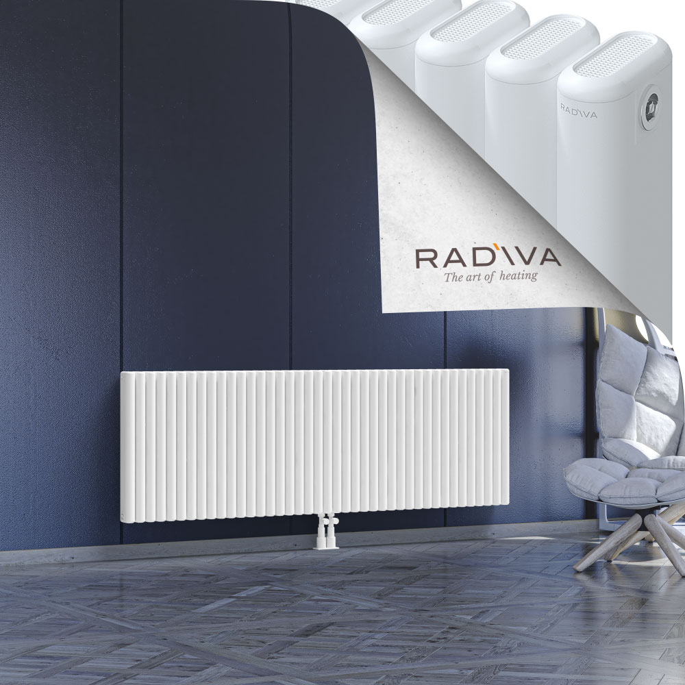 Kotto Aluminium Radiator 600x1841 White - 2
