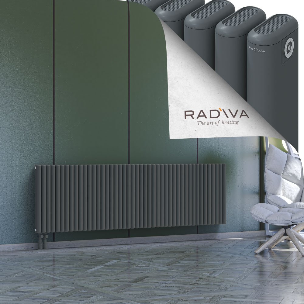 Kotto Aluminium Radiator 600x2021 Anthracite - 3