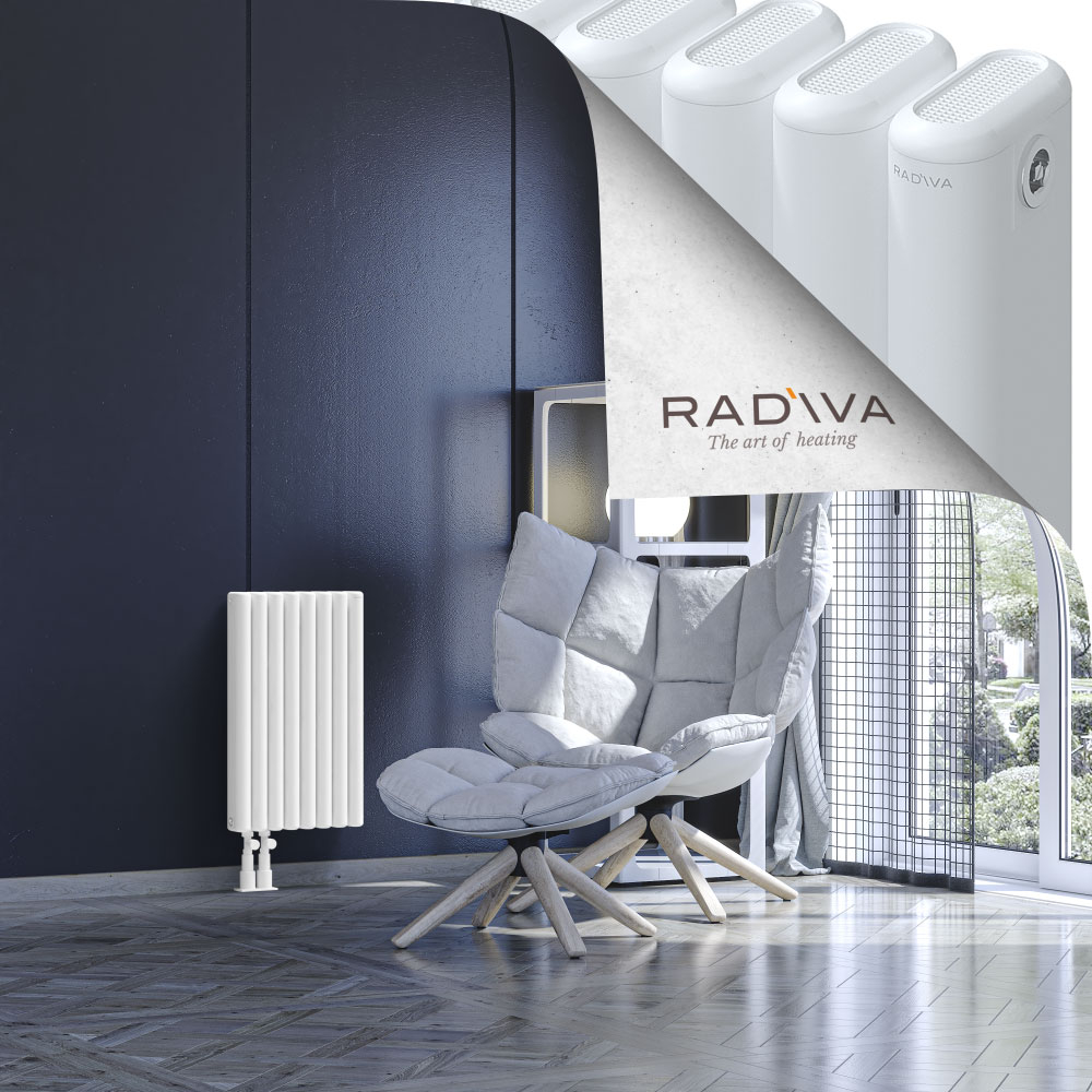 Kotto Aluminium Radiator 600x356 White - 3