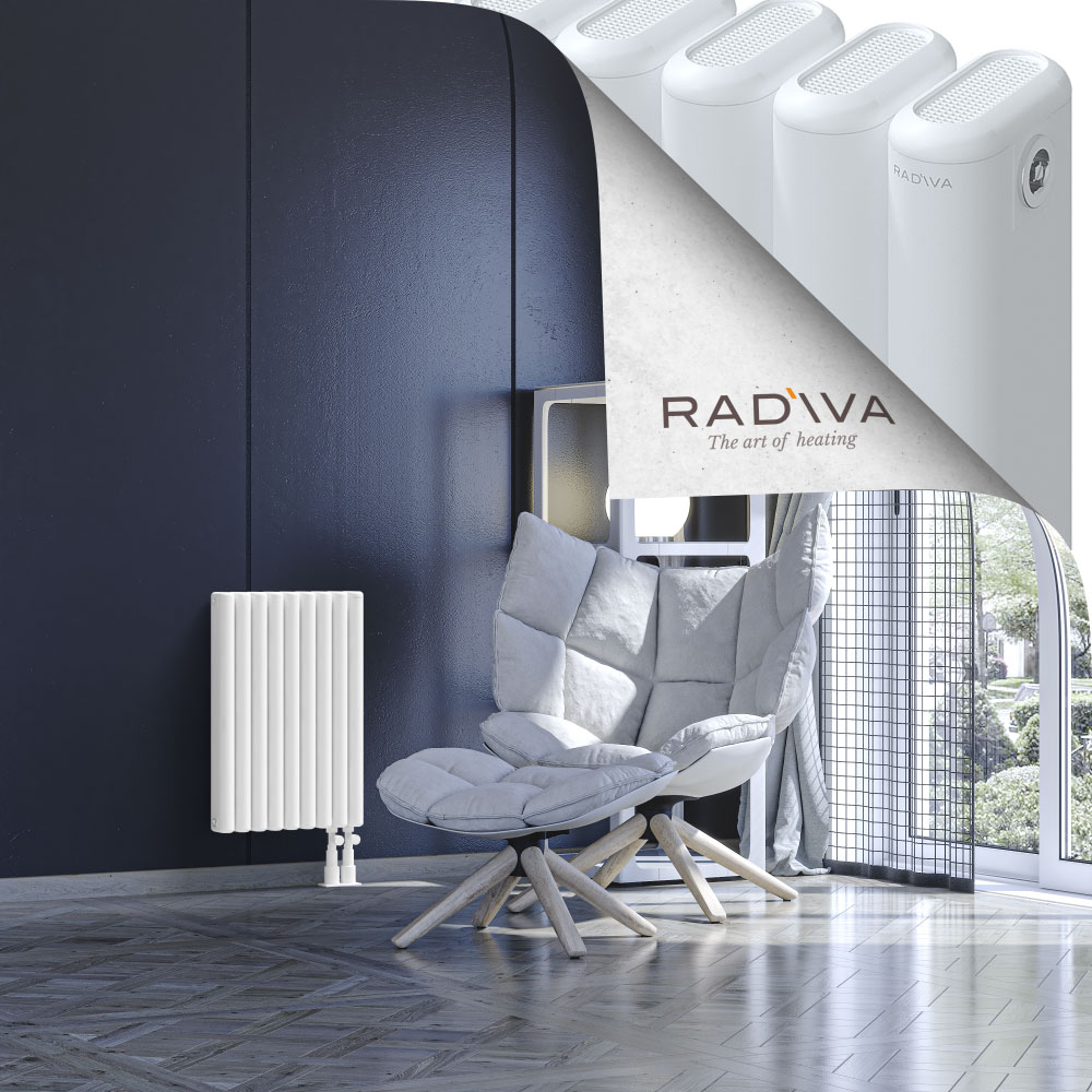 Kotto Aluminium Radiator 600x401 White - 4