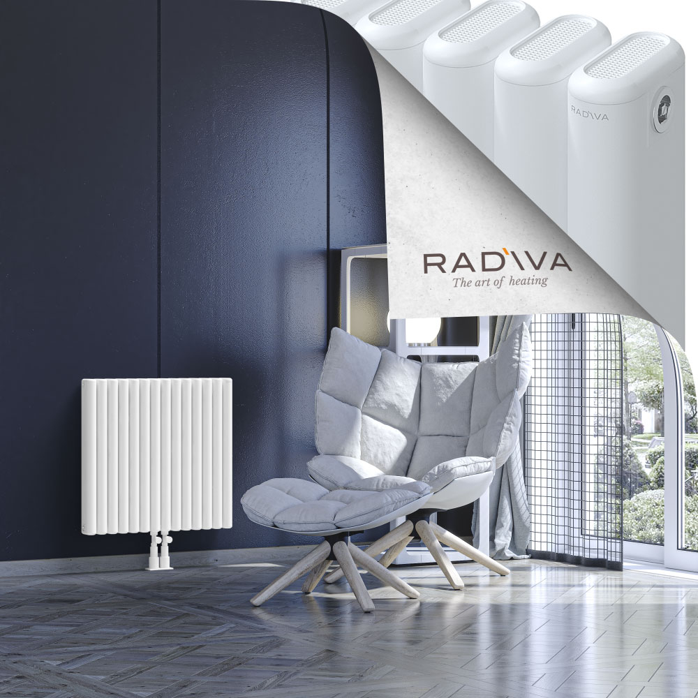 Kotto Aluminium Radiator 600x626 White - 2