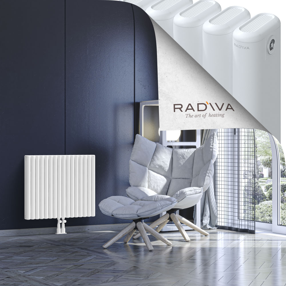 Kotto Aluminium Radiator 600x716 White - 2