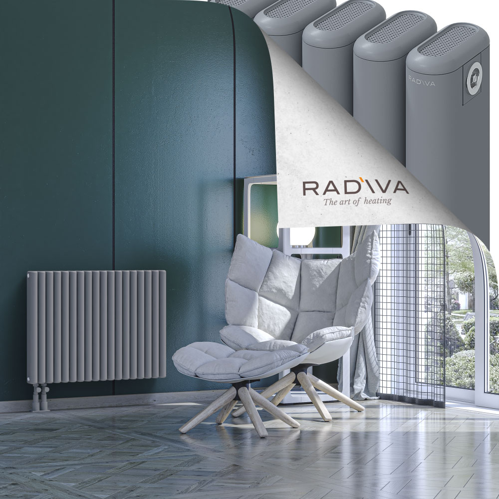 Kotto Aluminium Radiator 600x806 Grey - 3