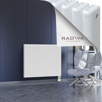Kotto Aluminium Radiator 900x1166 White Bottom Right 50mm