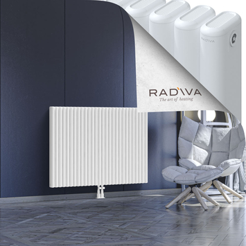 Kotto Aluminium Radiator 900x1256 White Bottom Middle 50mm