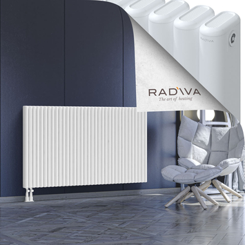 Kotto Aluminium Radiator 900x1571 White Bottom Left 50mm