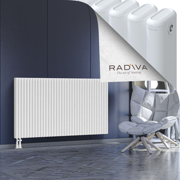 Kotto Aluminium Radiator 900x1616 White Bottom Left 50mm