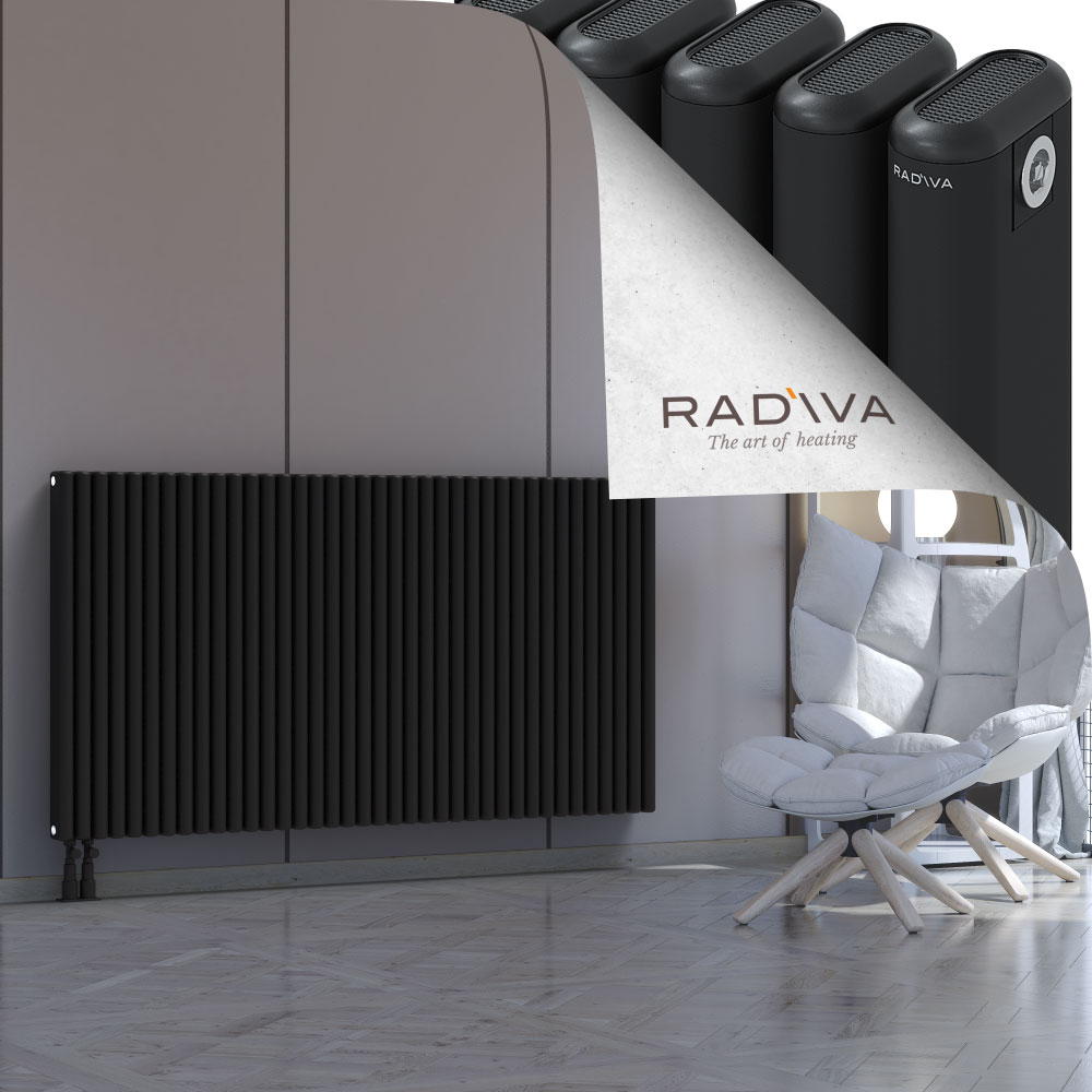 Kotto Aluminium Radiator 900x1706 Black - 3