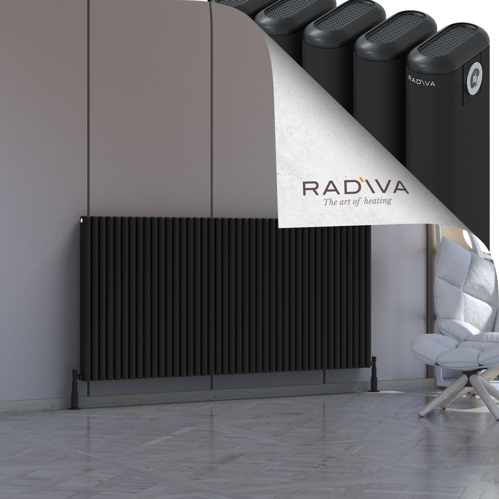 Kotto Aluminium Radiator 900x1886 Black - 1