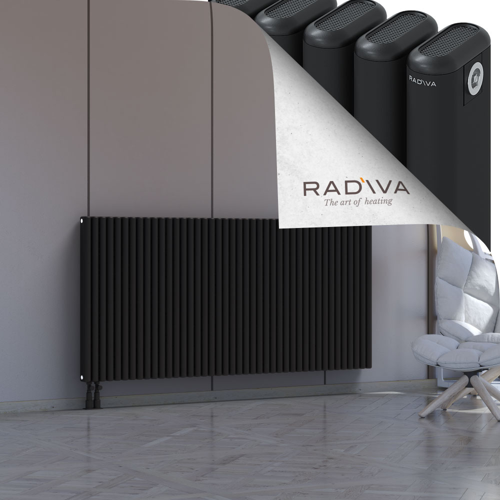 Kotto Aluminium Radiator 900x1886 Black - 3