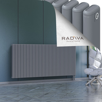 Kotto Aluminium Radiator 900x2021 Grey Bottom Right 50mm