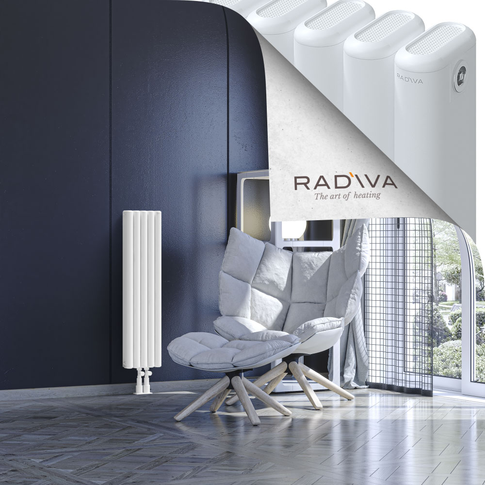 Kotto Aluminium Radiator 900x221 White - 2